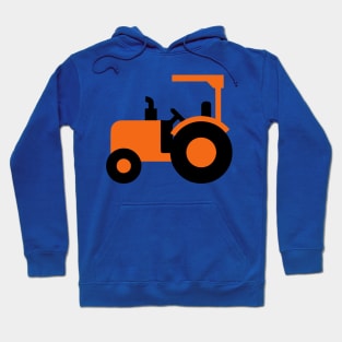 Farming Tractor Emoticon Hoodie